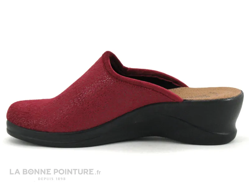 Achat chaussures Fly Flot Femme Pantoufle Chausson, vente Fly Flot FRESTY Bordeaux - Pantoufle sabot Femme