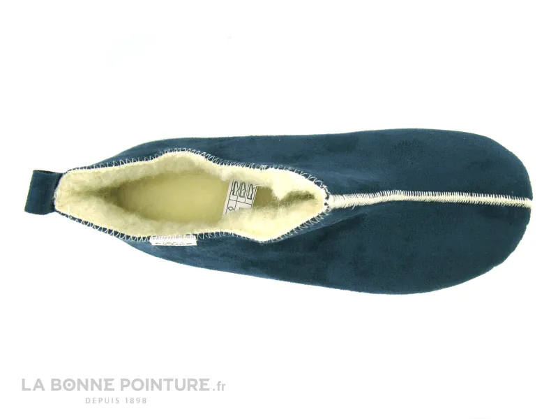 Achat chaussures La Maison de L'Espadrille Femme Pantoufle Chausson, vente La Maison de l Espadrille 6030-3 marine - pantou