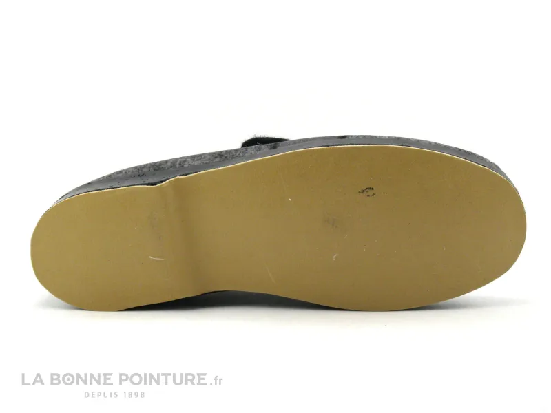 Achat chaussures Ouf ! Homme Pantoufle et Chausson, vente Ouf CADILLON Gris - Carreaux - Chausson Homme fourre laine