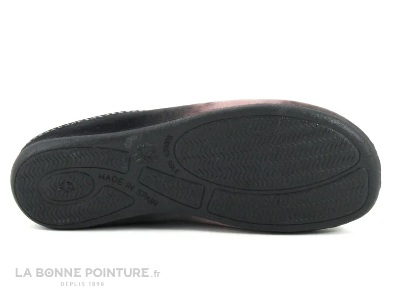 Achat chaussures Ouf ! Homme Pantoufle et Chausson, vente Ouf - Pantoufle Homme avec joueur de rugby - Noir - Marron