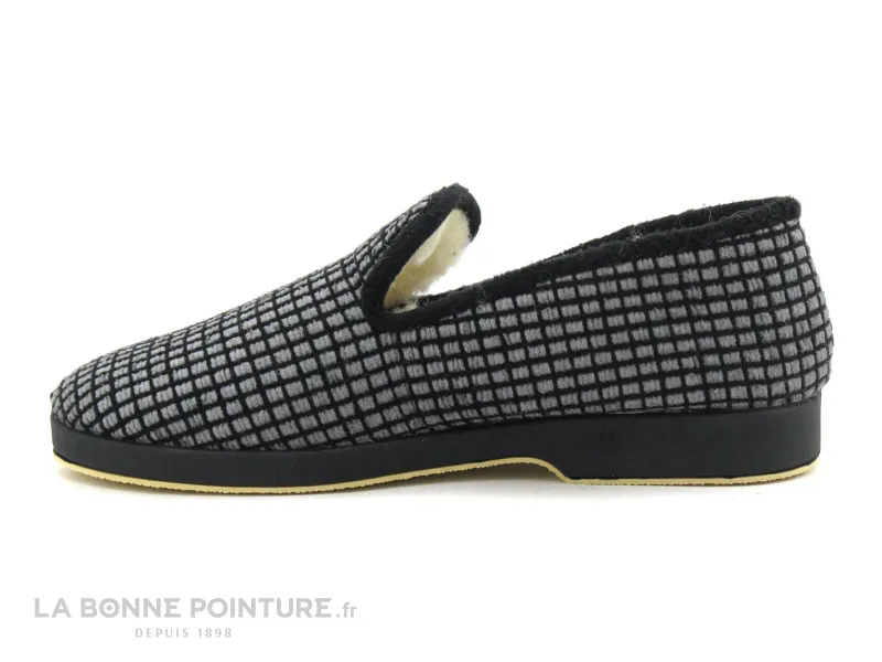 Achat chaussures Saez Homme Pantoufle et Chausson, vente Saez 001-20139 gris - Chausson homme interieur laine