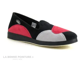 Achat chaussures Semelflex Femme Pantoufle Chausson, vente Semelflex LA CLUSAZ 2 - Noir Framboise Gris - Chausson femme