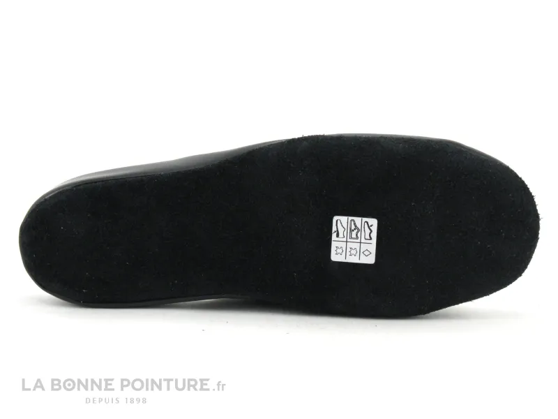 Achat chaussures Semelflex Homme Pantoufle et Chausson, vente Semelflex BEY Noir - Pantoufle mule Homme avec semelle cuir