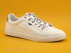 Achat chaussures Tommy Hilfiger Femme Chaussure en Toile, vente Tommy Hilfiger EN0EN00125 -  100 White - Jans Casual sneakers