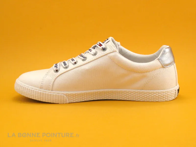 Achat chaussures Tommy Hilfiger Femme Chaussure en Toile, vente Tommy Hilfiger EN0EN00125 -  100 White - Jans Casual sneakers