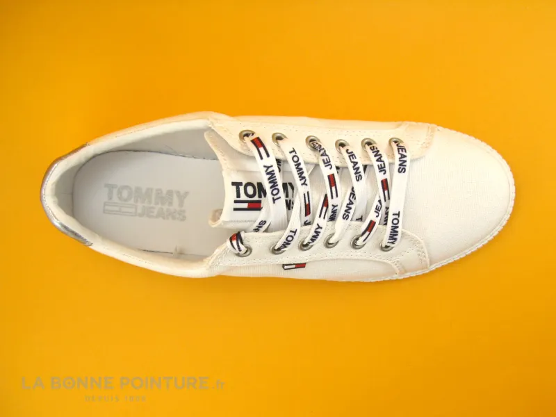 Achat chaussures Tommy Hilfiger Femme Chaussure en Toile, vente Tommy Hilfiger EN0EN00125 -  100 White - Jans Casual sneakers