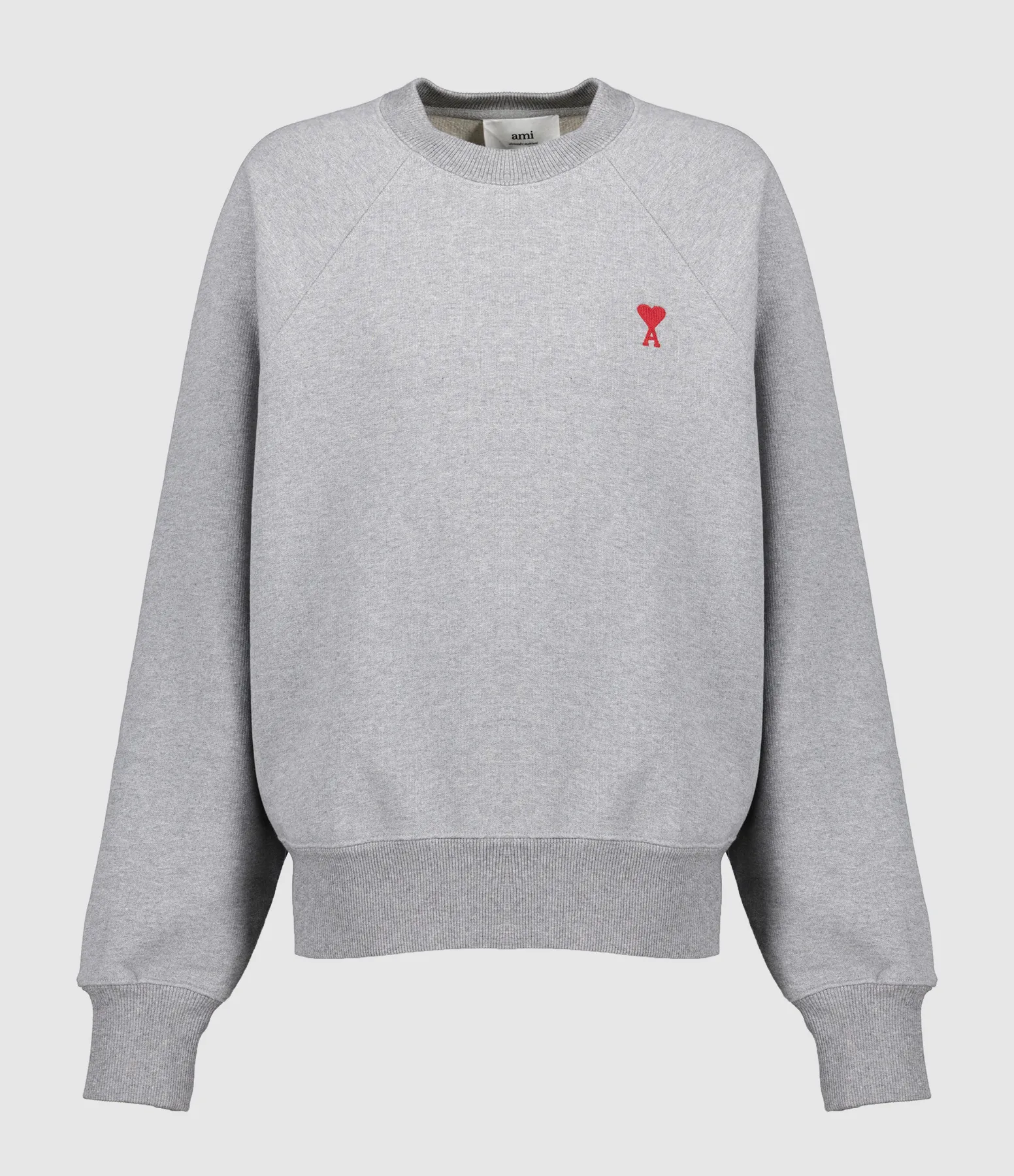 AMI PARIS Partager  Sweatshirt Ami de Cœur Gris  