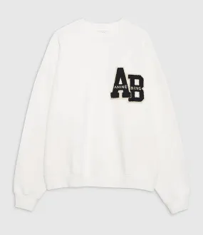 ANINE BING Partager  Sweatshirt Miles Off-White  