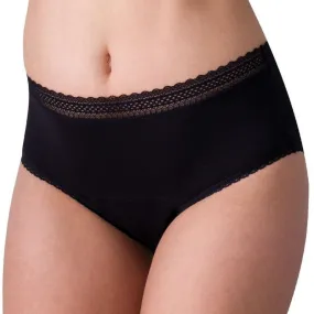 ATHENA Culotte menstruelle Haute Femme bio BELLE&CULOTEE Noir