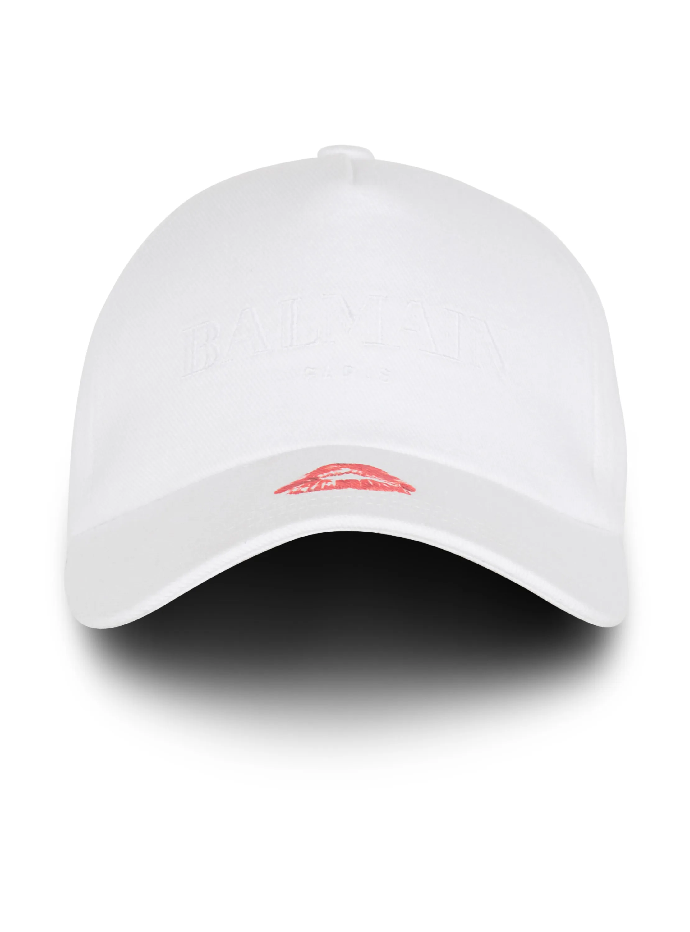 BALMAIN  Casquette en coton kiss - Blanc