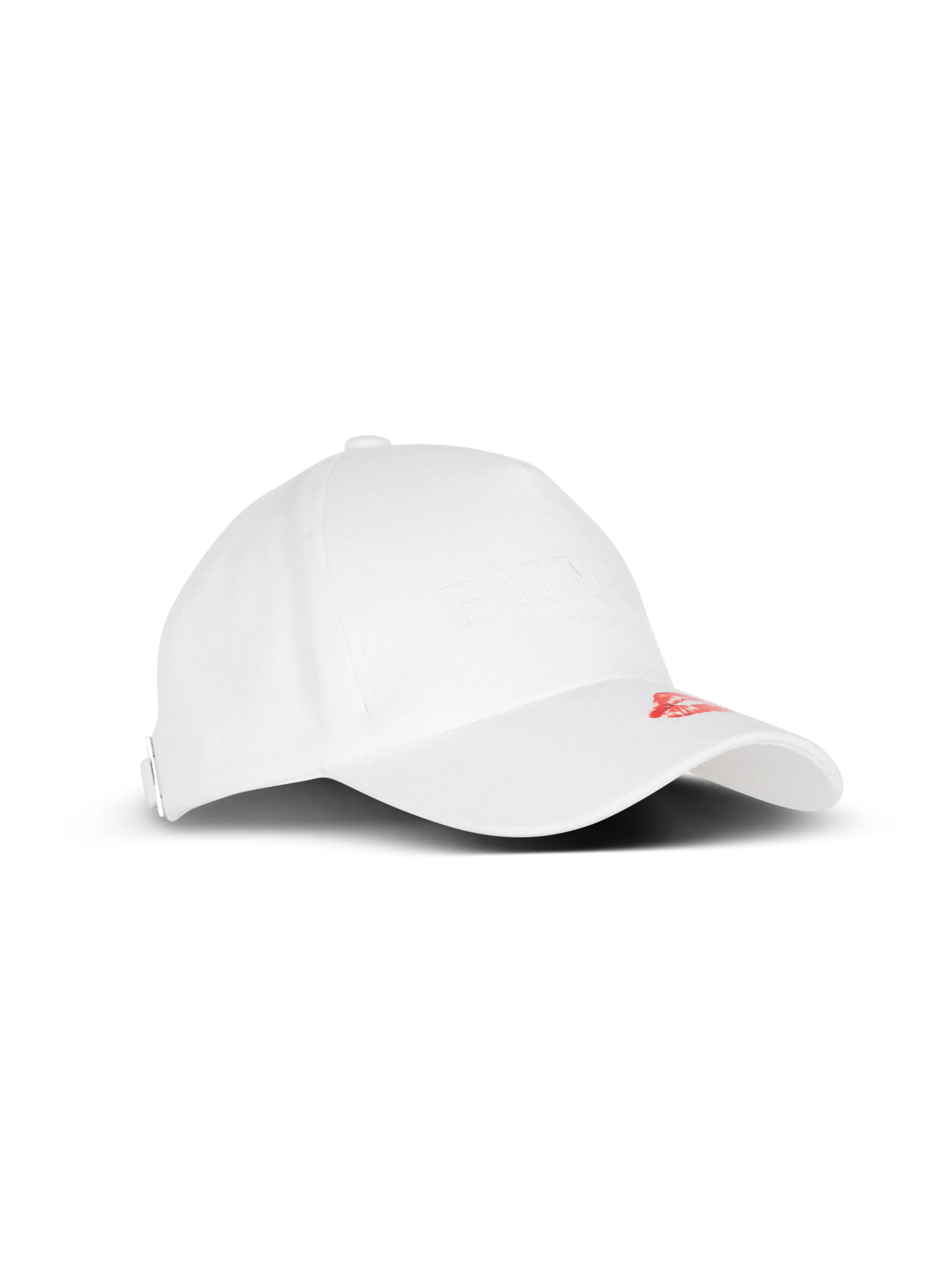 BALMAIN  Casquette en coton kiss - Blanc