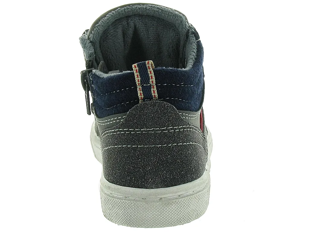 baskets et sneakers -  - junior garcon - Cuir - Marron - Bopy