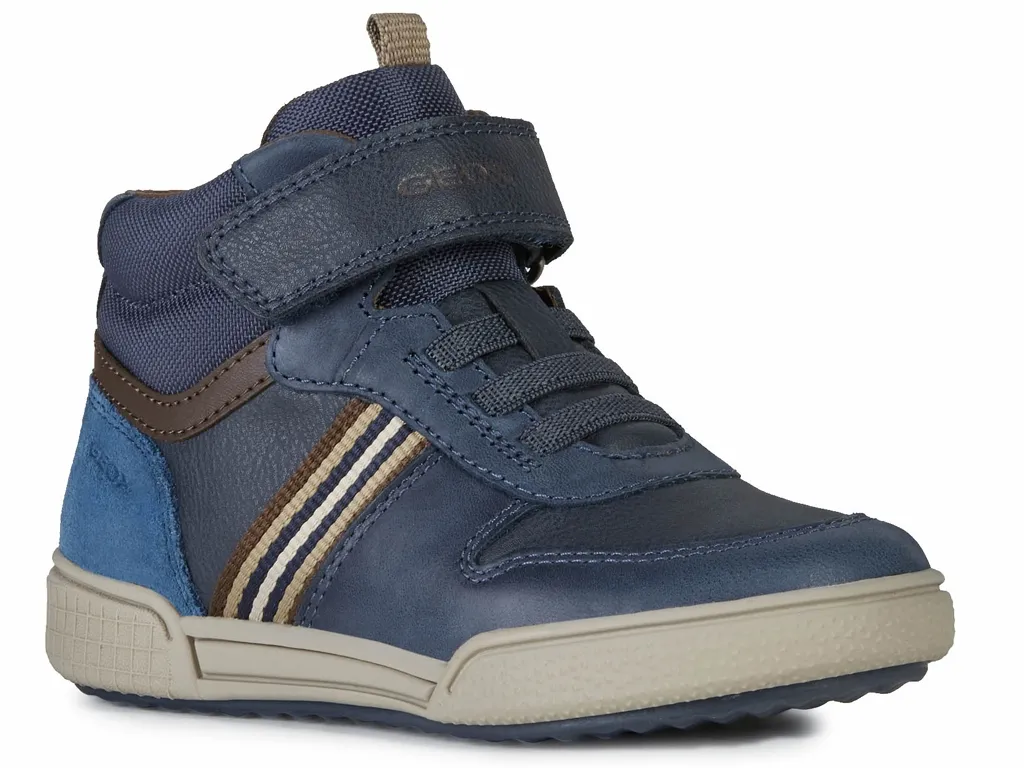 baskets et sneakers -  - junior garcon - Synthétique - Bleu - Geox