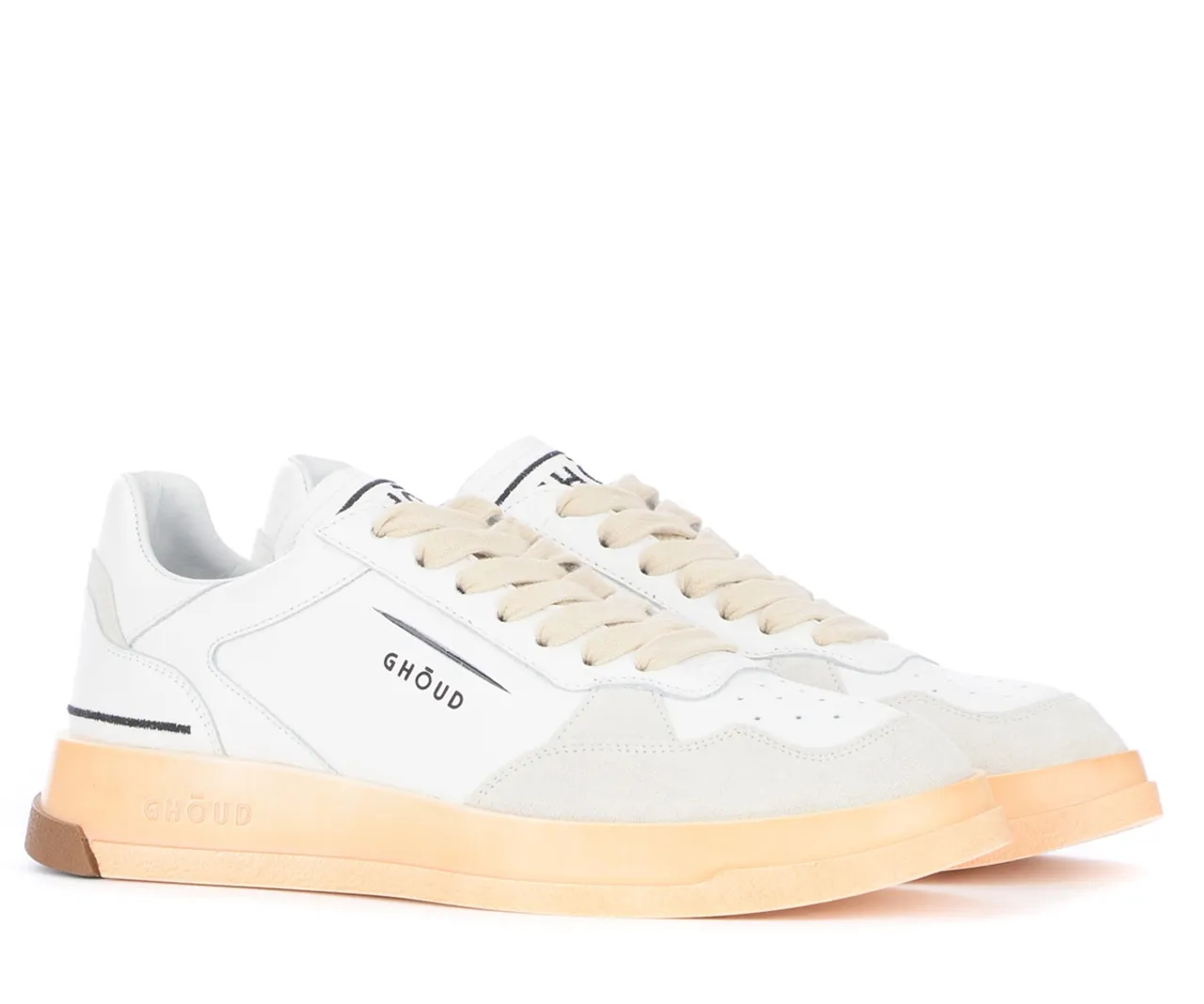 Baskets Ghoud Tweener blanc et orange