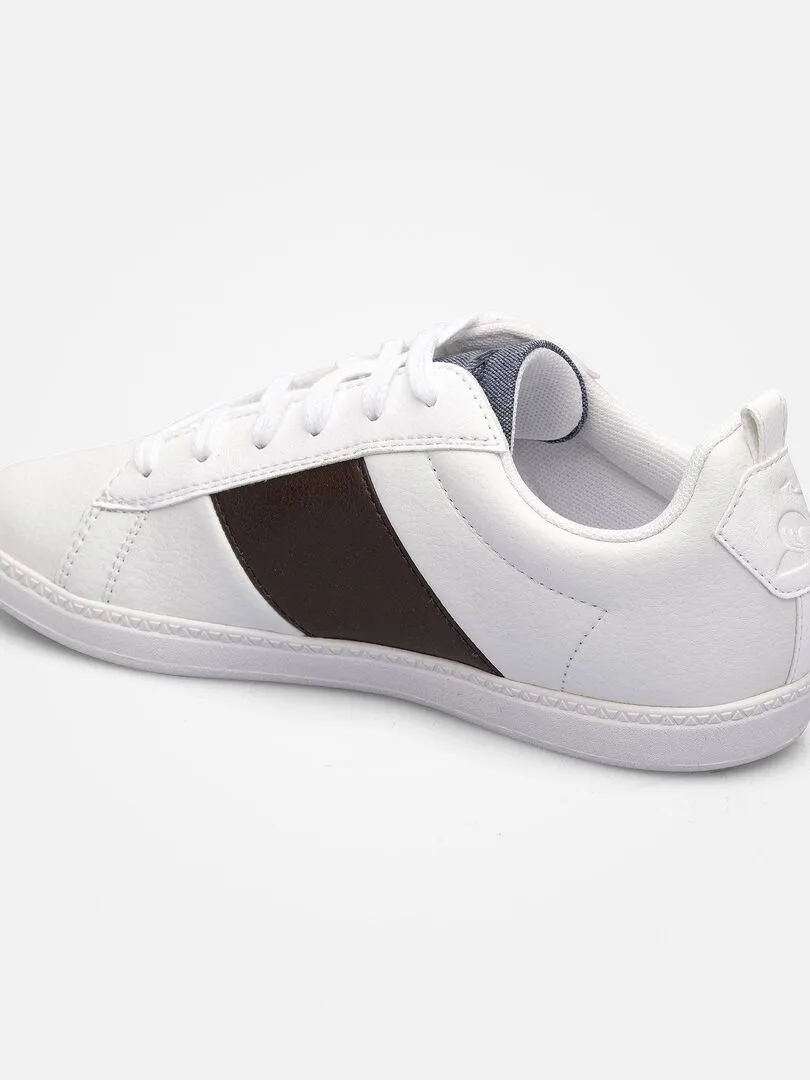 Baskets 'Le Coq Sportif' 'Courtclassic GS Optical' - Blanc