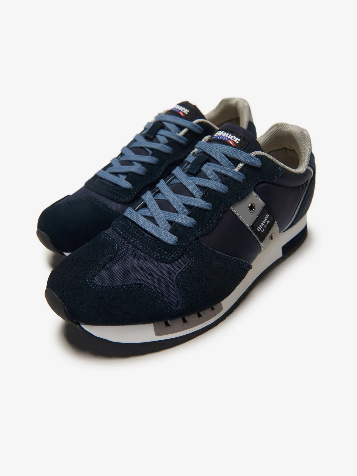 BLAUER Baskets Homme QUEENS01 S4QUEENS01/MES NVY Bleu