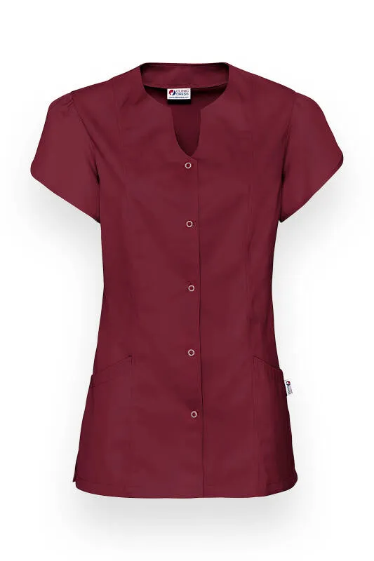 Blouse Beauté Femme - Manches larges bordeaux