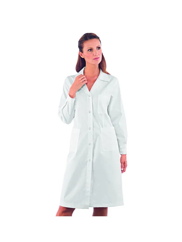 Blouse blanche de chimie anti-acide