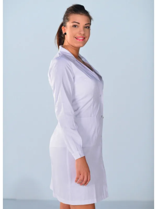 Blouse blanche de chimie anti-acide