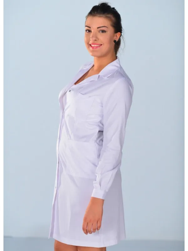 Blouse blanche de chimie anti-acide