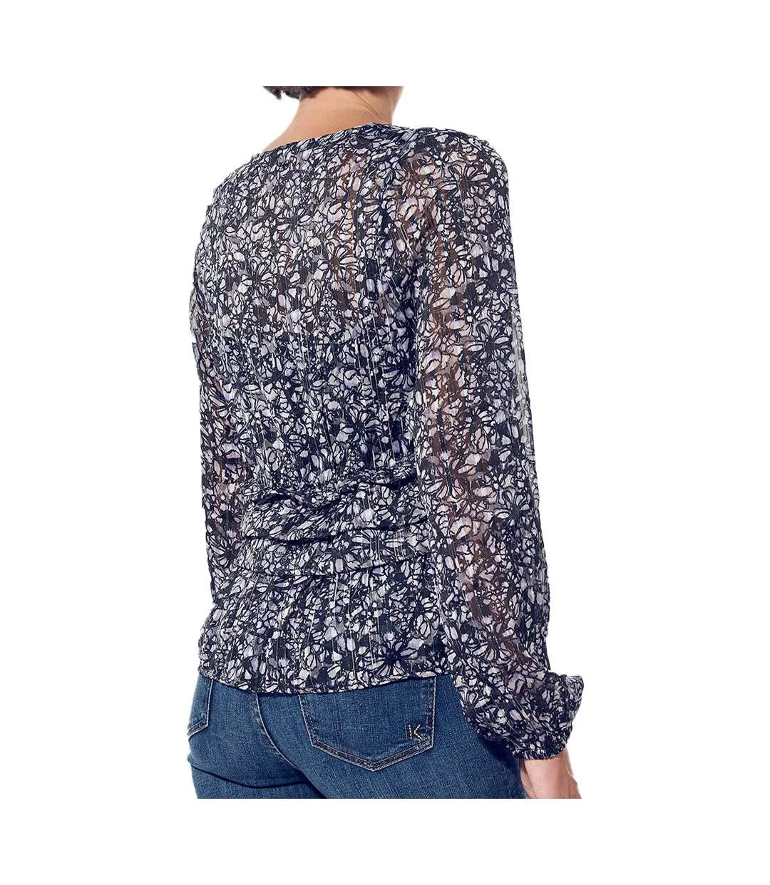 Blouse Bleu à fleurs Femme Kaporal Vian