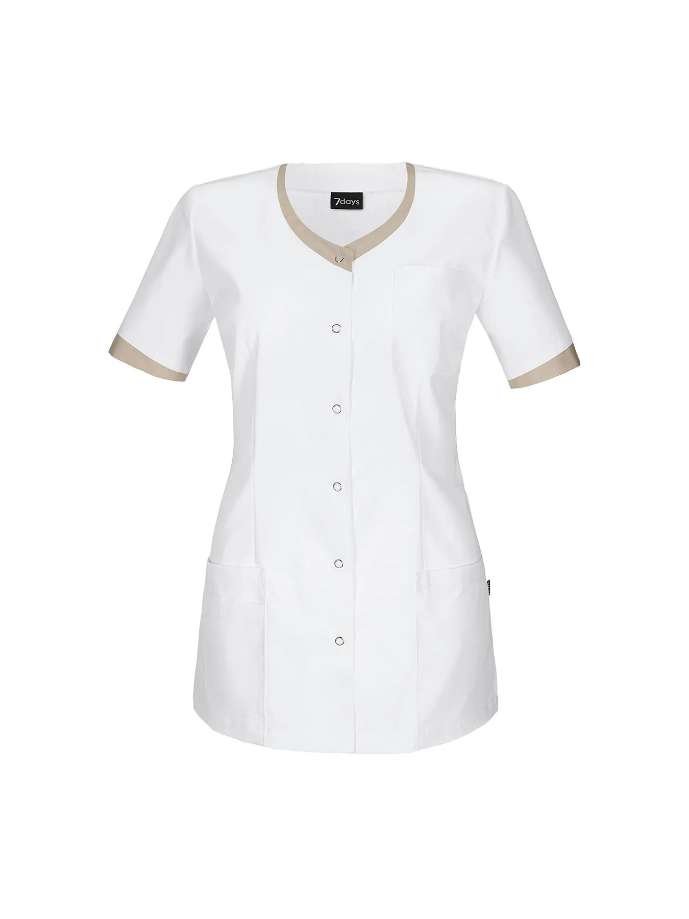 Blouse médicale avec détails colorés