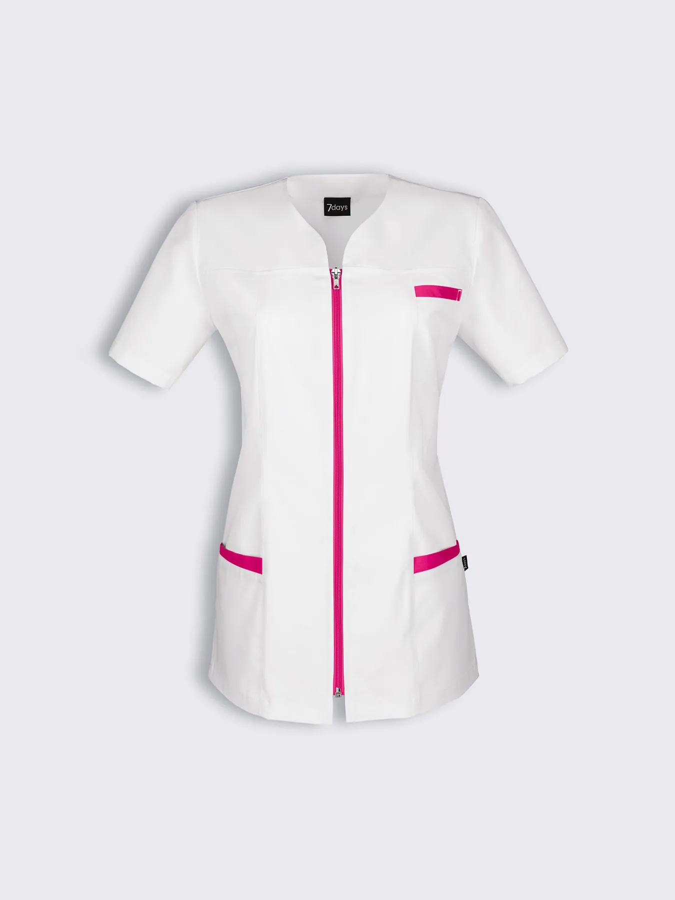 Blouse médicale avec fermeture éclair