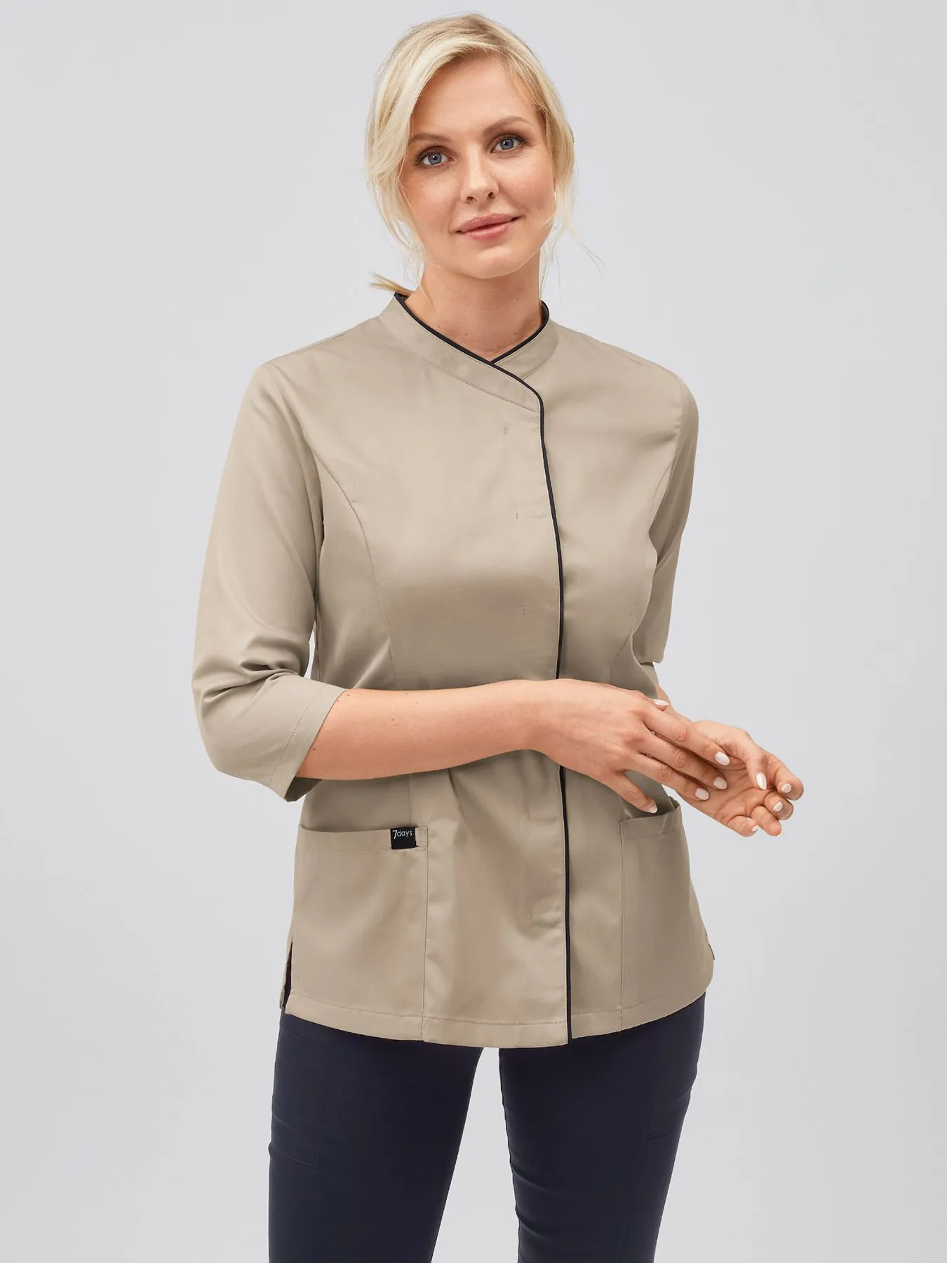 Blouse médicale à manches ¾