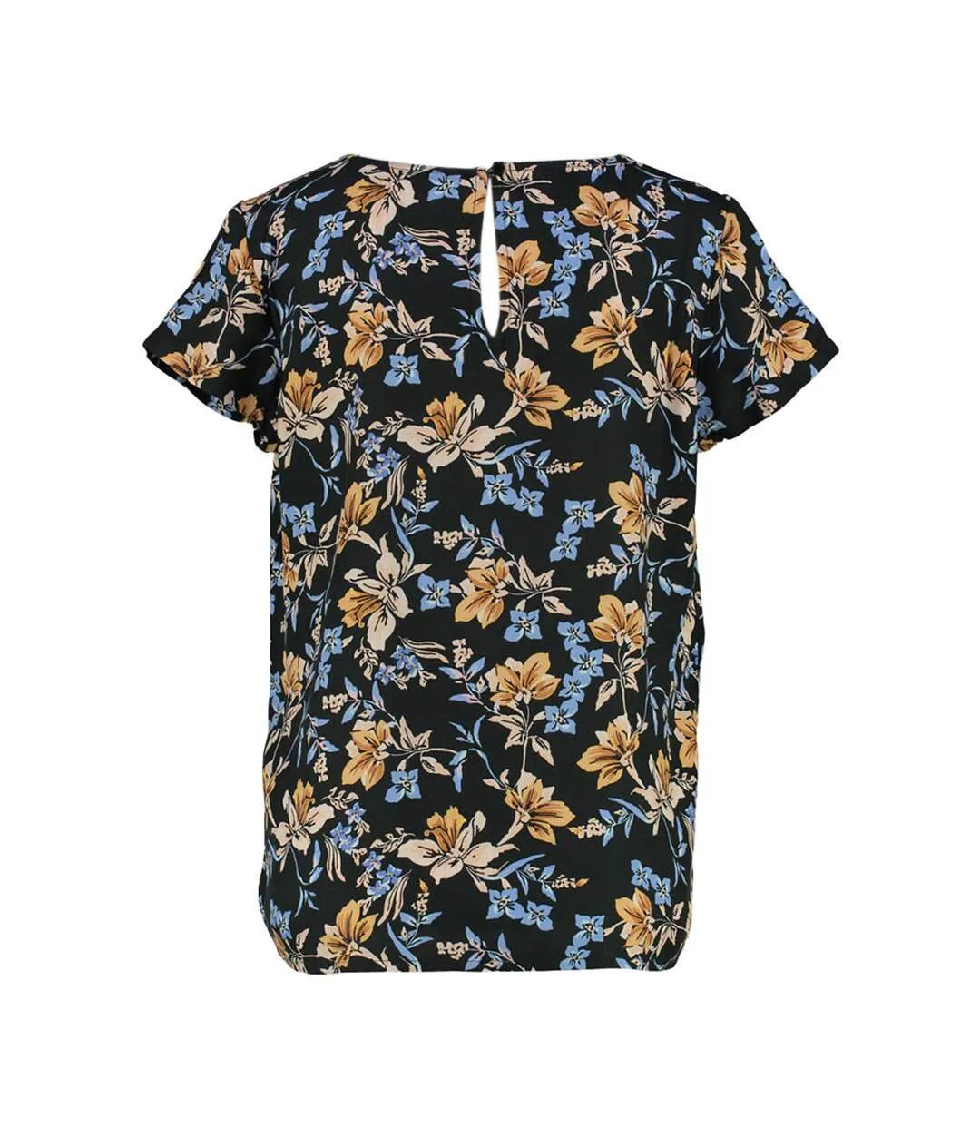 Blouse Noir à fleurs Femme Only Alma