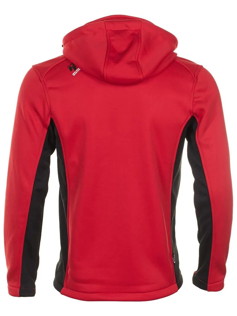 Blouson polar shell homme CRISTOL - PEAK MOUNTAIN - Rouge