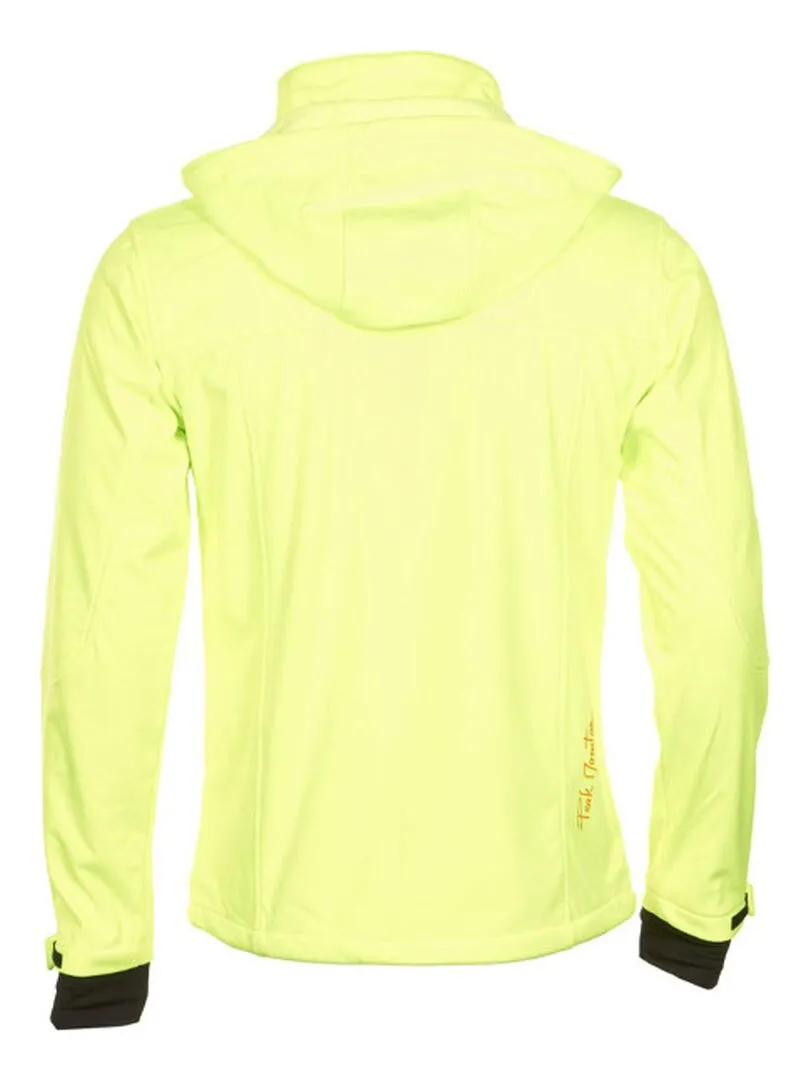 Blouson softshell garçon ECANNE - PEAK MOUNTAIN - Jaune