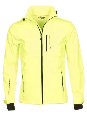 Blouson softshell garçon ECANNE - PEAK MOUNTAIN - Jaune