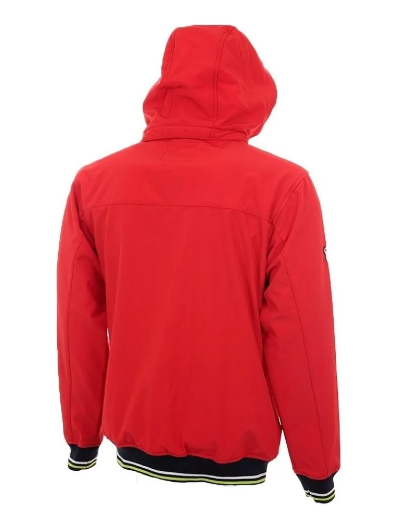 Blouson softshell homme CELORIEN - VENT DU CAP - Rouge