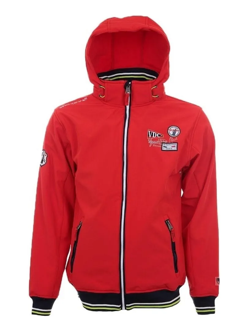 Blouson softshell homme CELORIEN - VENT DU CAP - Rouge