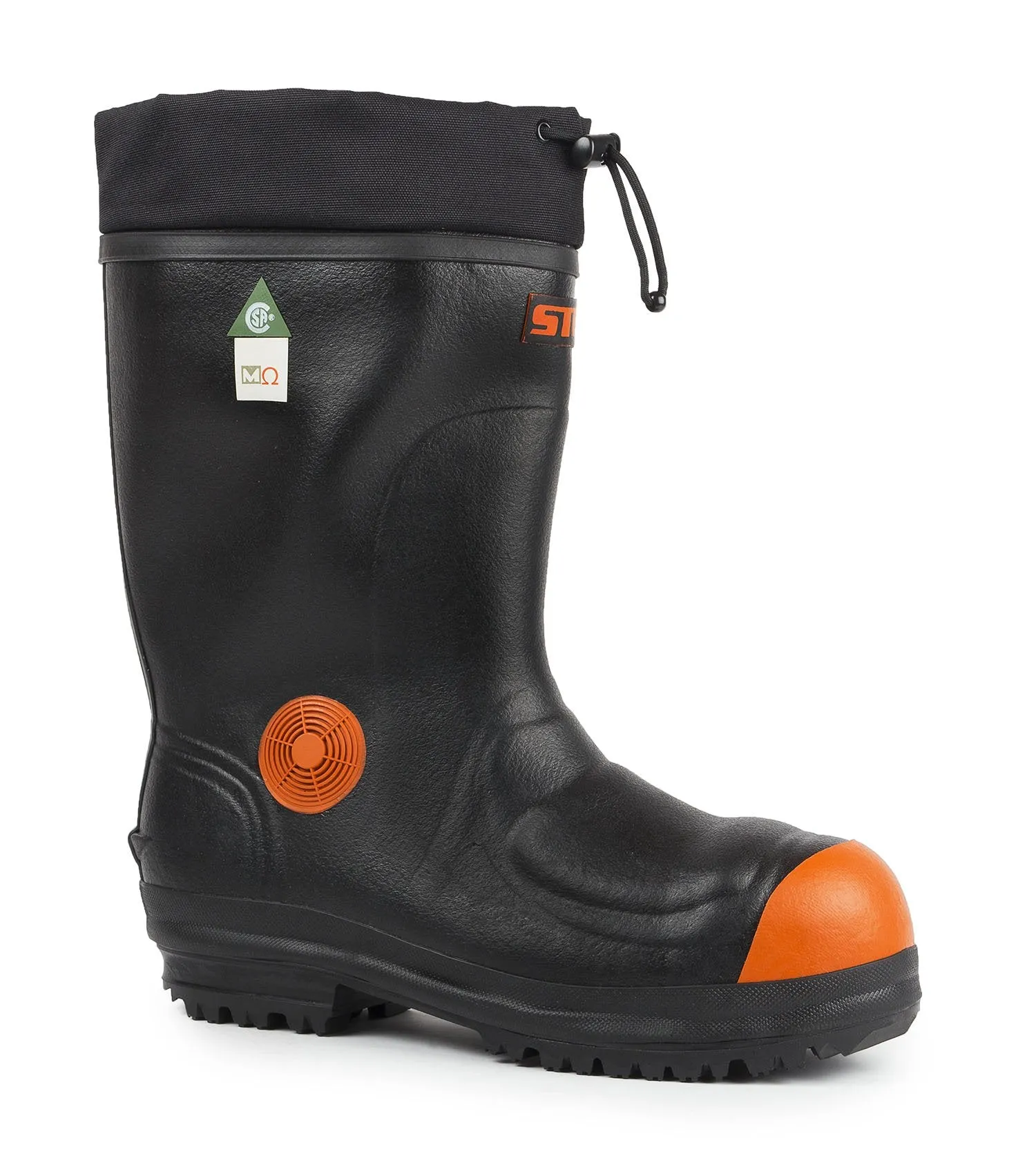 Bottes de mines 14'' Cobalt en caoutchouc et isolées - STC