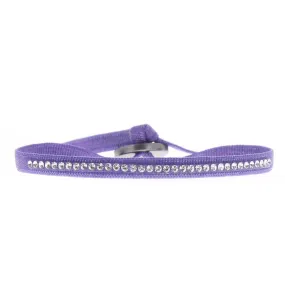 Bracelet Les Interchangeables A32886 - Bracelet Tissu Bleu Cristaux Swarovski Les Interchangeables | 3 Suisses