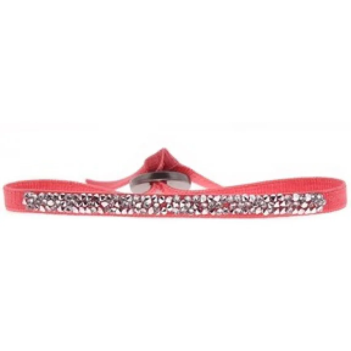 Bracelet Les Interchangeables A37069- Ultra Fine Rocks Corail Clair Cristal Les Interchangeables | 3 Suisses