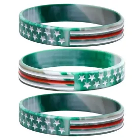 BRACELET MILITAIRE - US ARMY VERT (ACIER INOXYDABLE)