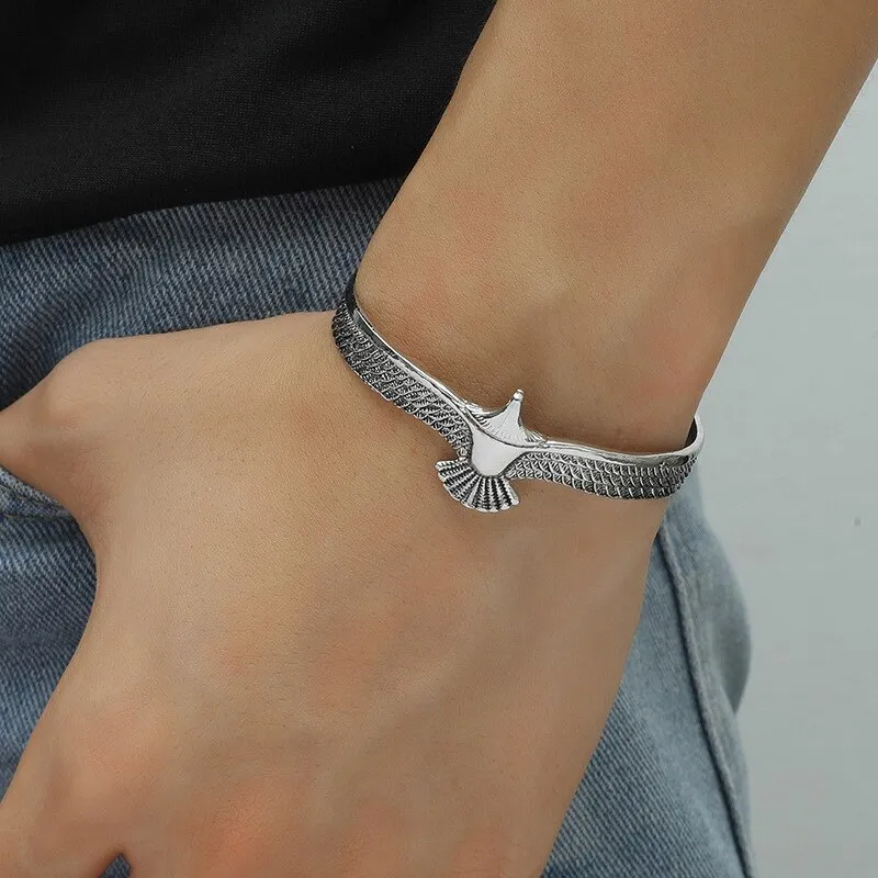 Bracelet ouvert en argent s925 pour homme