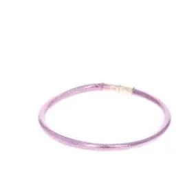 Bracelet plastique paillettes rose