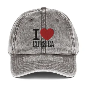 Casquette Vintage I Love Corsica