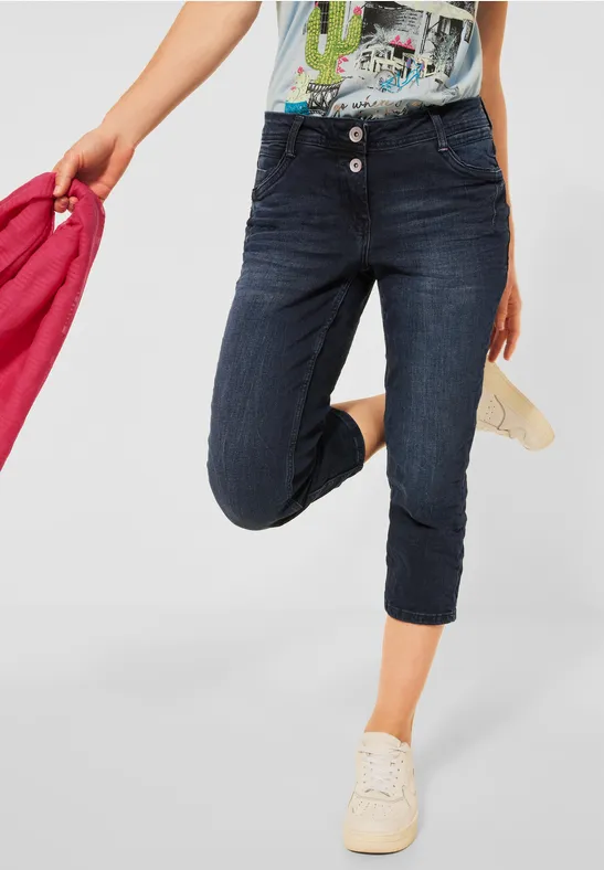 CECIL Jeans capri loose fit  - Style SCARLETT