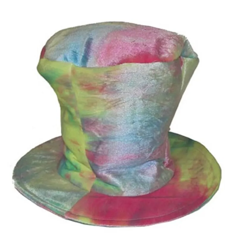 Chapeau Cylindrique Couleur Arc-en-ciel Accessoire de Déguisement