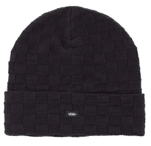 chapeau Vans Check Tall Cuff - Black - men´s