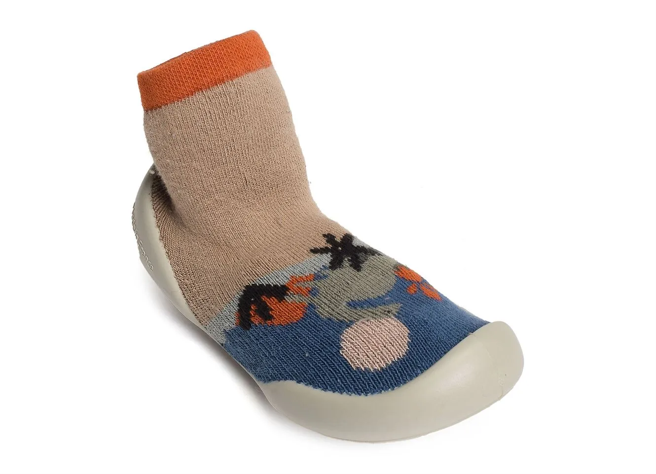 chaussons et pantoufles Collegien  Diplodocus multicolore 