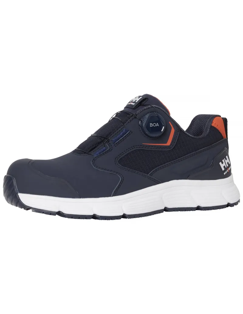 Chaussures de sécurité basses BOA - S3L - KENSINGTON - HH WORKWEAR® Couleur Navy/Orange Taille 40