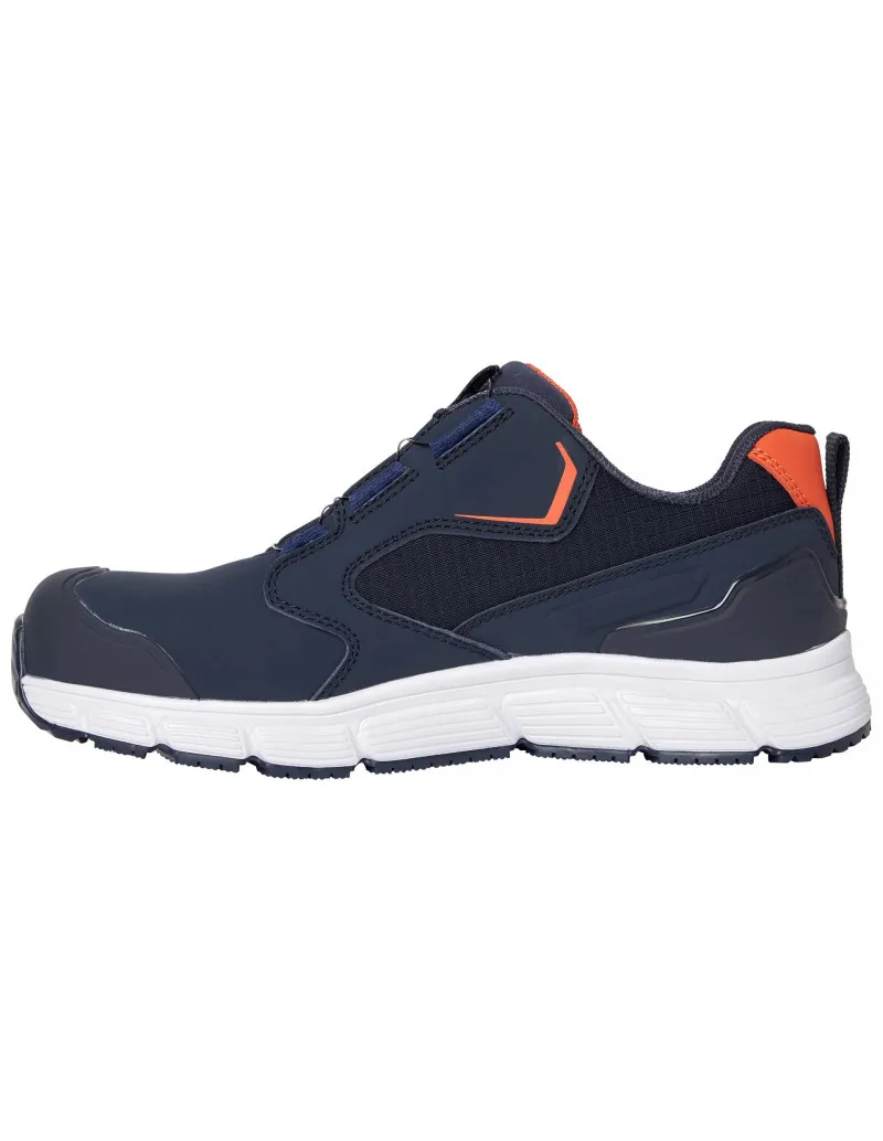 Chaussures de sécurité basses BOA - S3L - KENSINGTON - HH WORKWEAR® Couleur Navy/Orange Taille 40