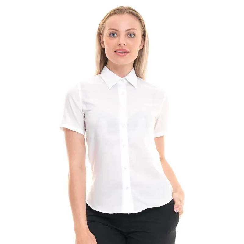 Chemise de service manches courtes blanc - KARIBAN