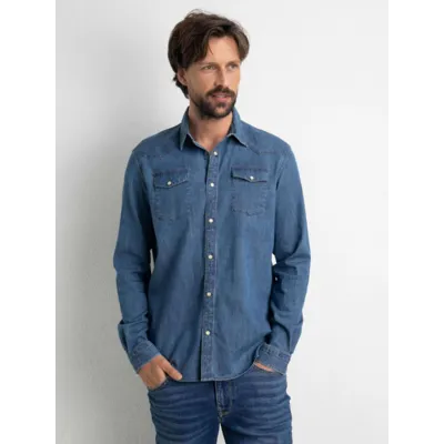 Chemise en jean - Light Indigo - Petrol Industries