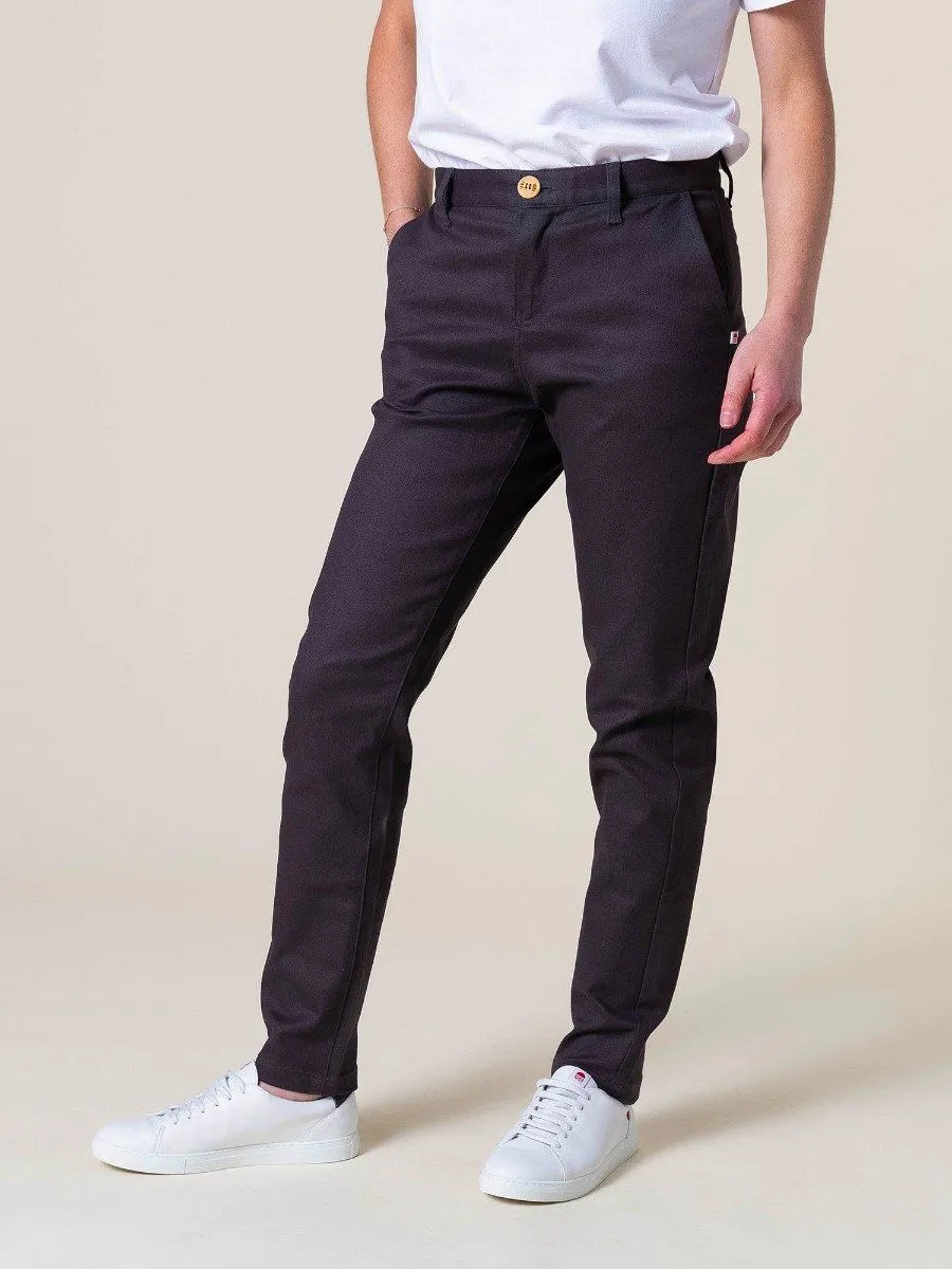 CHINO AJUSTE 263N coton bio filidenim flex uni anthracite Femme | 1083